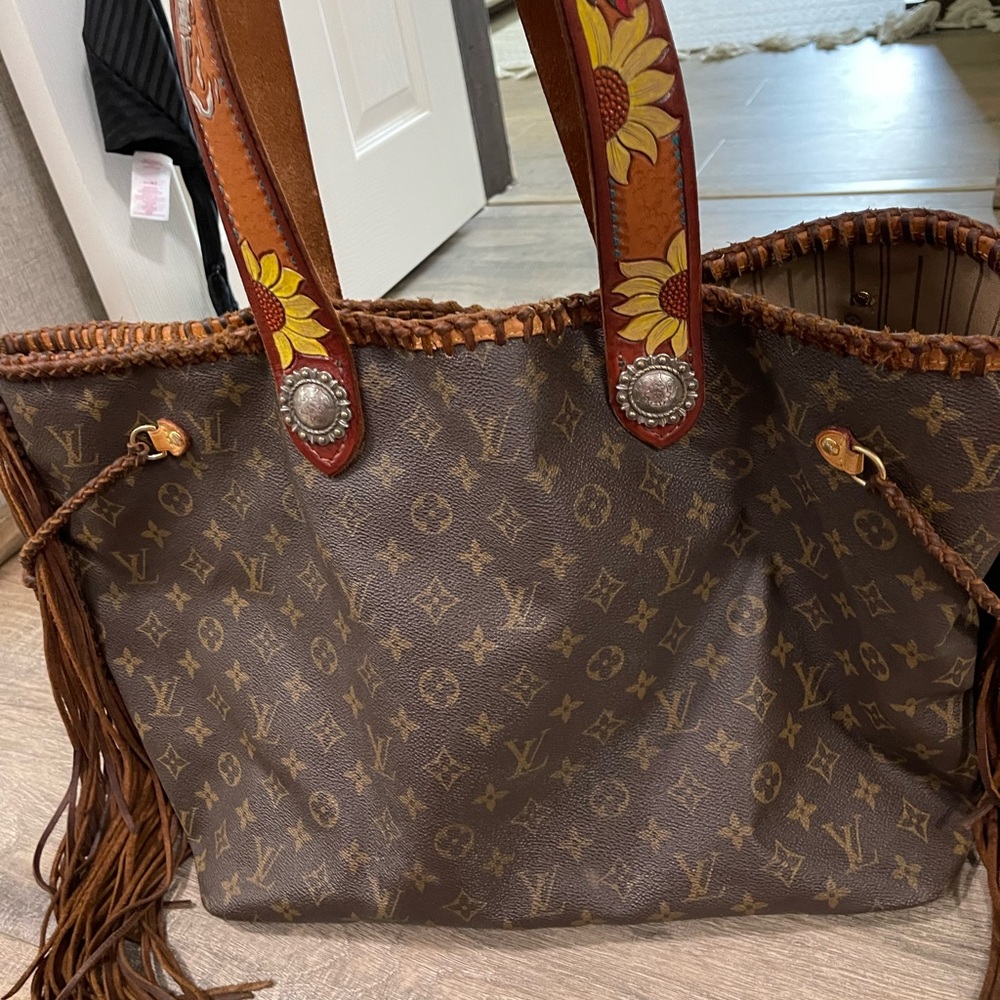 Louis Vuitton fringe neverfull GM - Picture 5 of 15